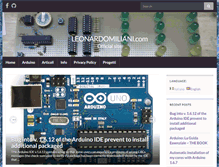 Tablet Screenshot of leonardomiliani.com